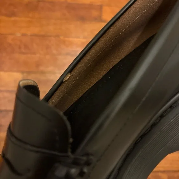 Women’s GH Bass Whitney platform Black Loafers size 8 - Picture 6 of 8